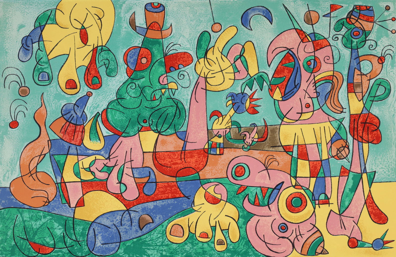 Joan Miro UNTITLED (Plate III) Lithograph (1 of 6)