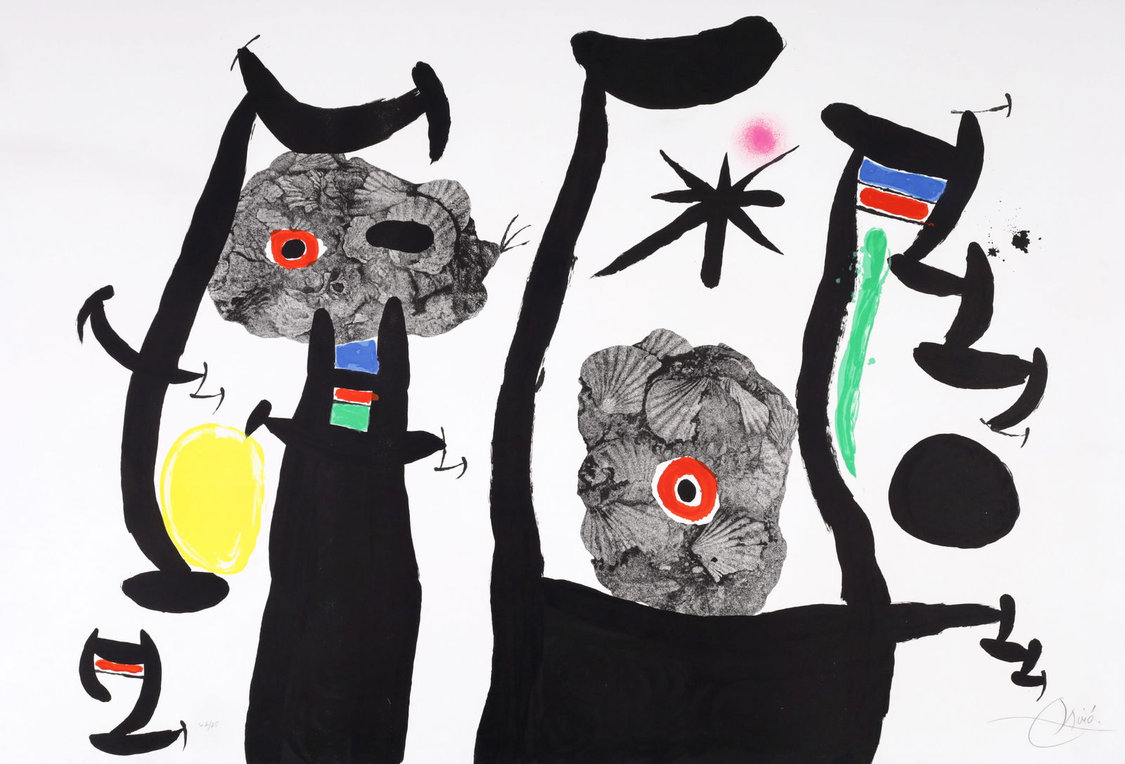 Joan Miro LES COQUILLAGES (The Sea Shells) Lithograph (1 of 6)