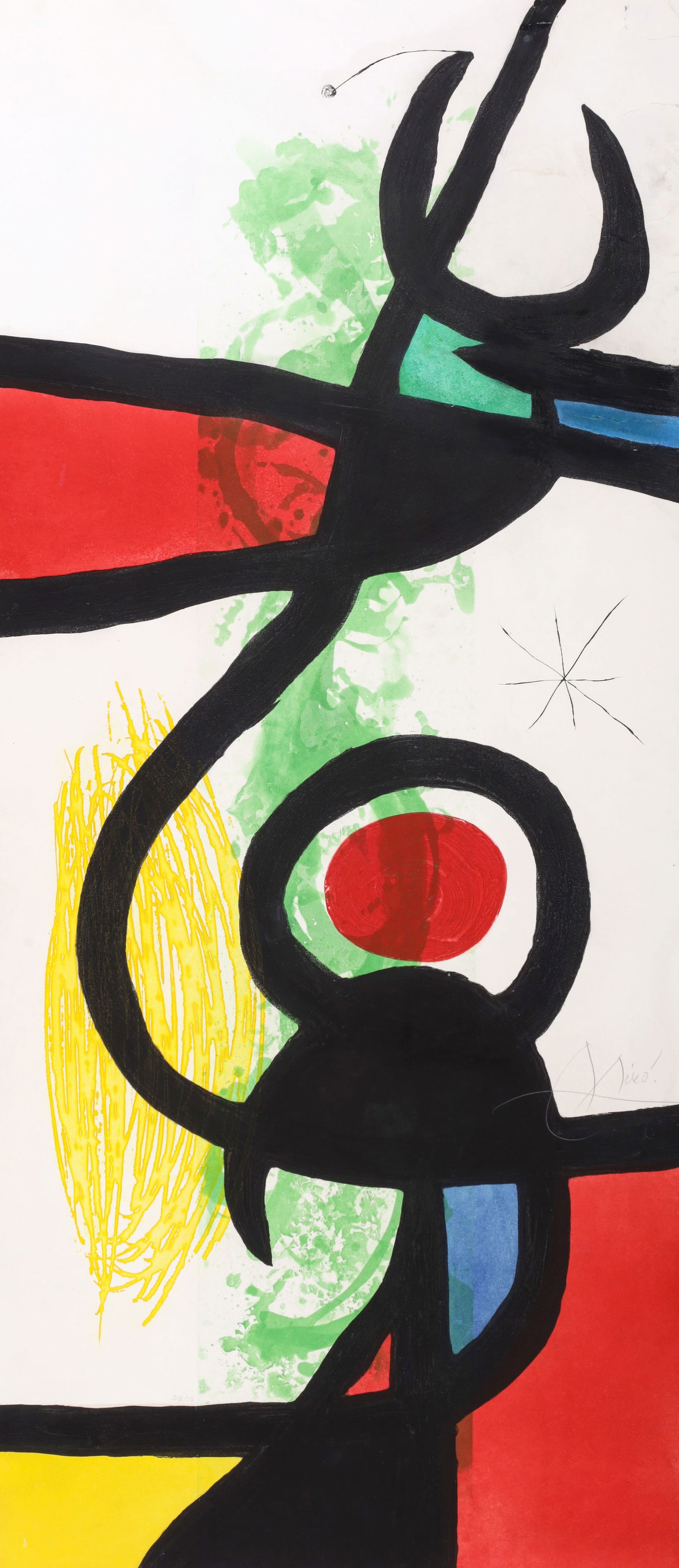 Joan Miro LES GRANDES MANOEUVRES Etching / Aquatint with Carborundum Print (1 of 9)