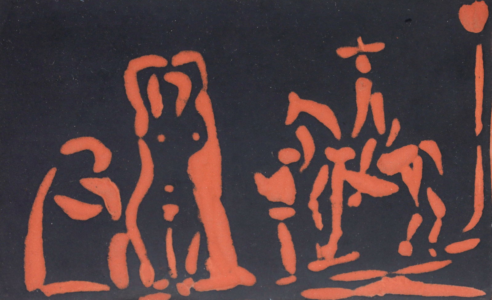 Pablo Picasso PERSONNAGES ET CAVALIER Plaque, Madoura (A.R. 540) (1 of 8)