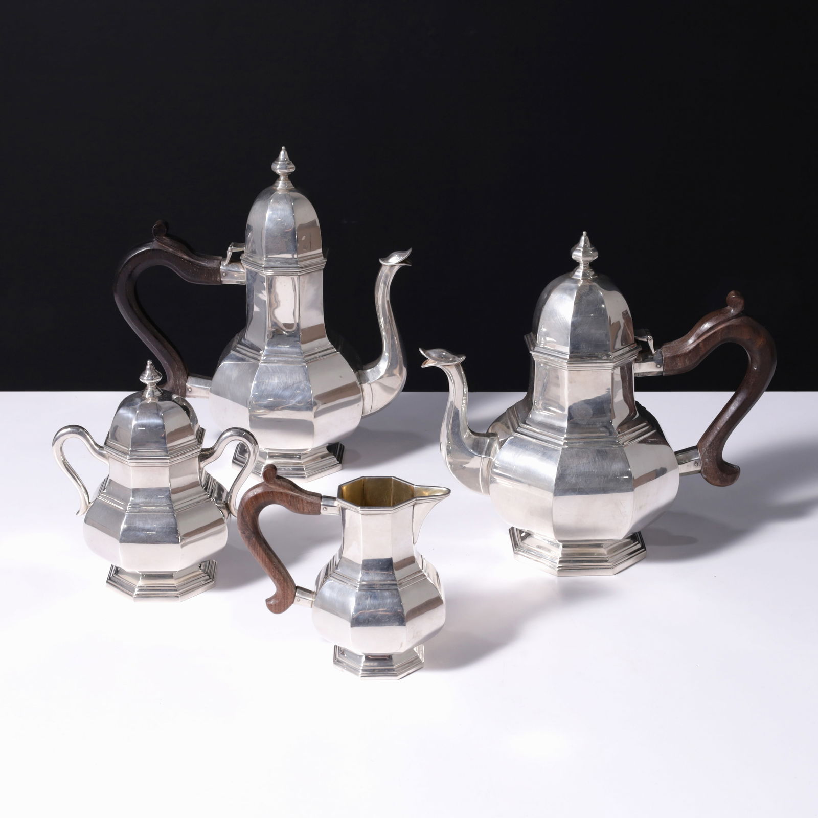 Portuguese Sterling Silver Tea / Coffee Service (1 of 13)