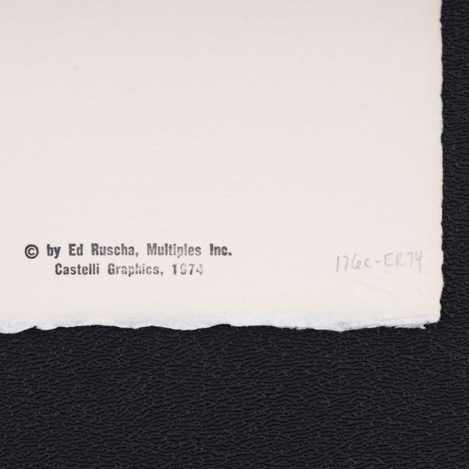 Ed Ruscha EGG Lithograph - 8