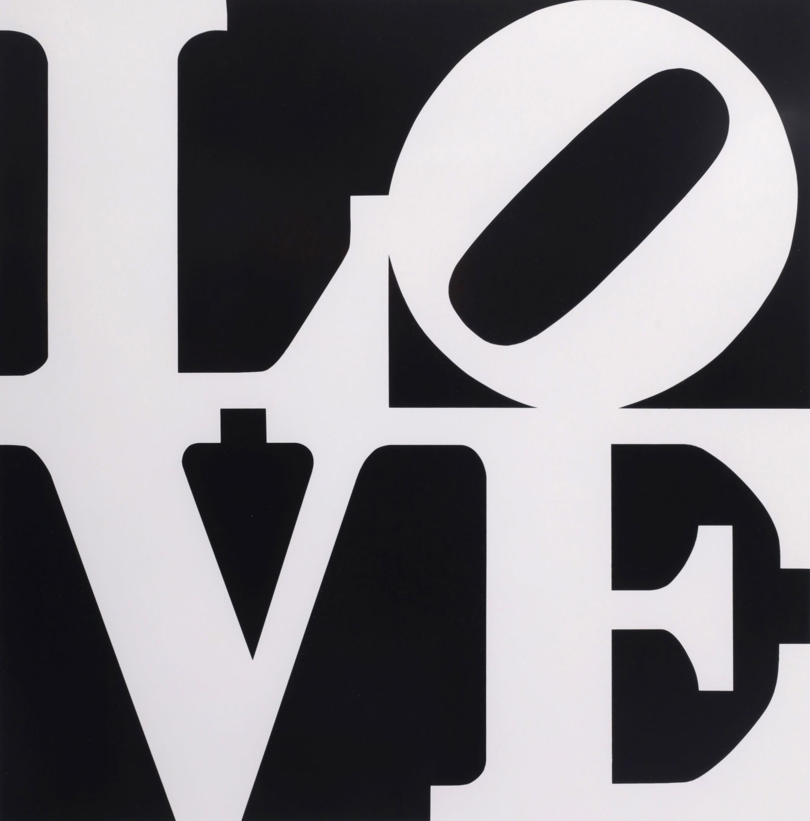 Robert Indiana THE BOOK OF LOVE (Black White) Screenprint (1 of 8)