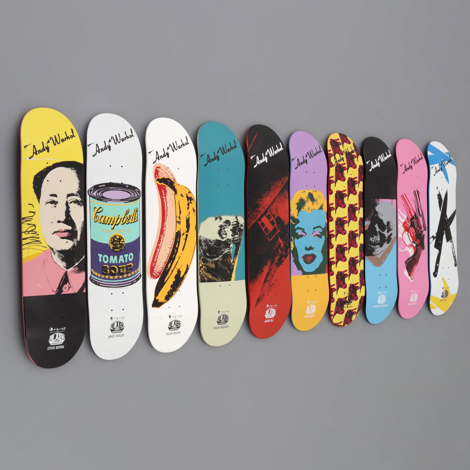 10 Andy Warhol (After) Skateboard Decks (1 of 16)
