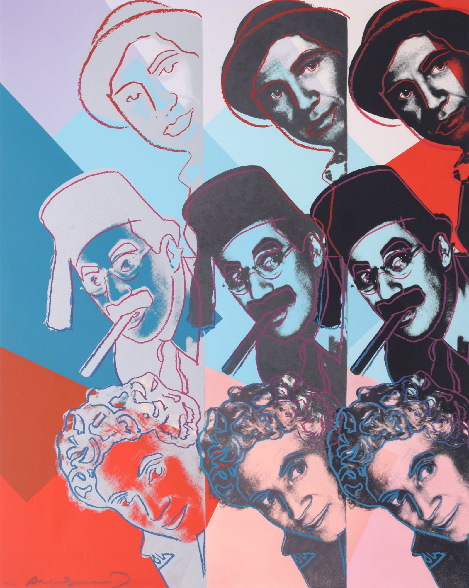 Andy Warhol THE MARX BROTHERS Screenprint (1 of 8)