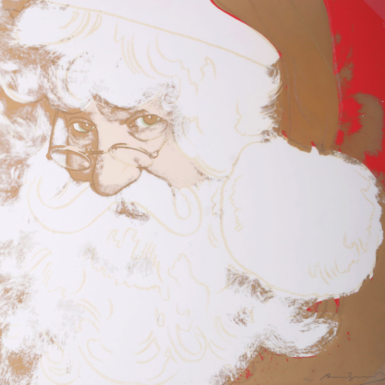 Andy Warhol SANTA CLAUS Screenprint (1 of 6)
