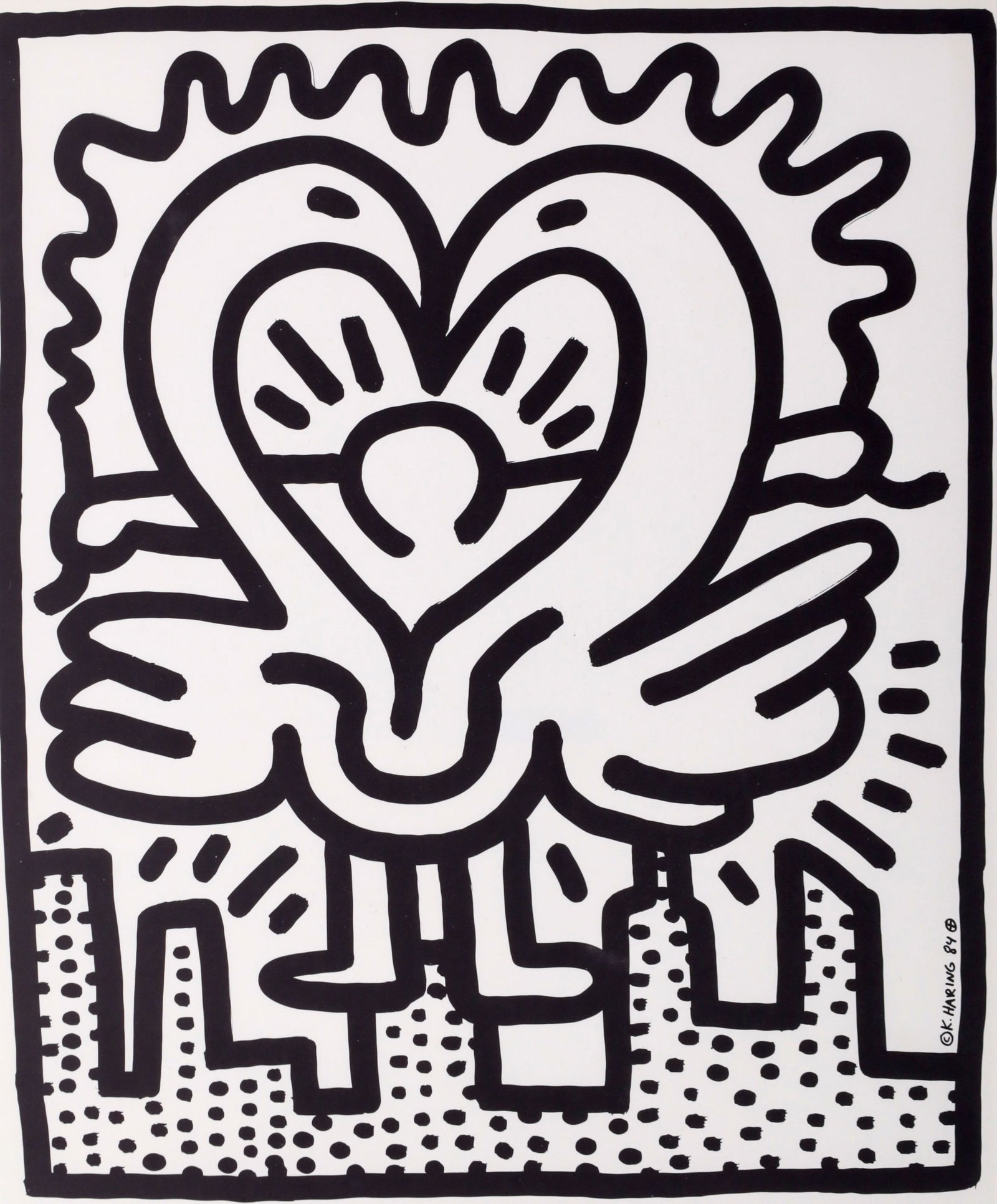 Keith Haring THE KUTZTOWN CONNECTION Print (1 of 5)