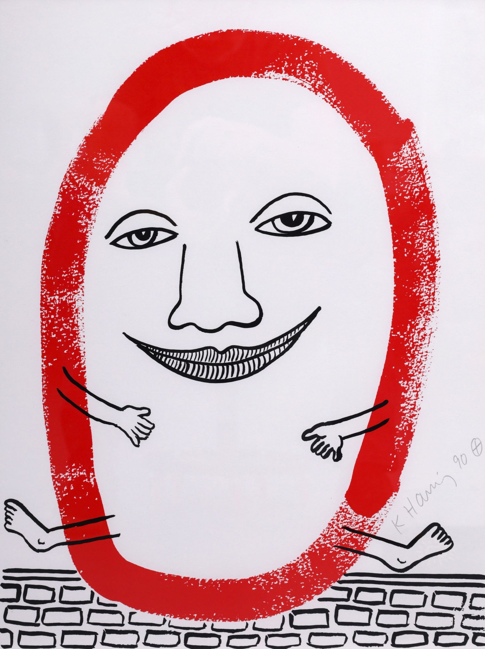 Keith Haring UNTITLED (Plate 5) Lithograph (1 of 7)