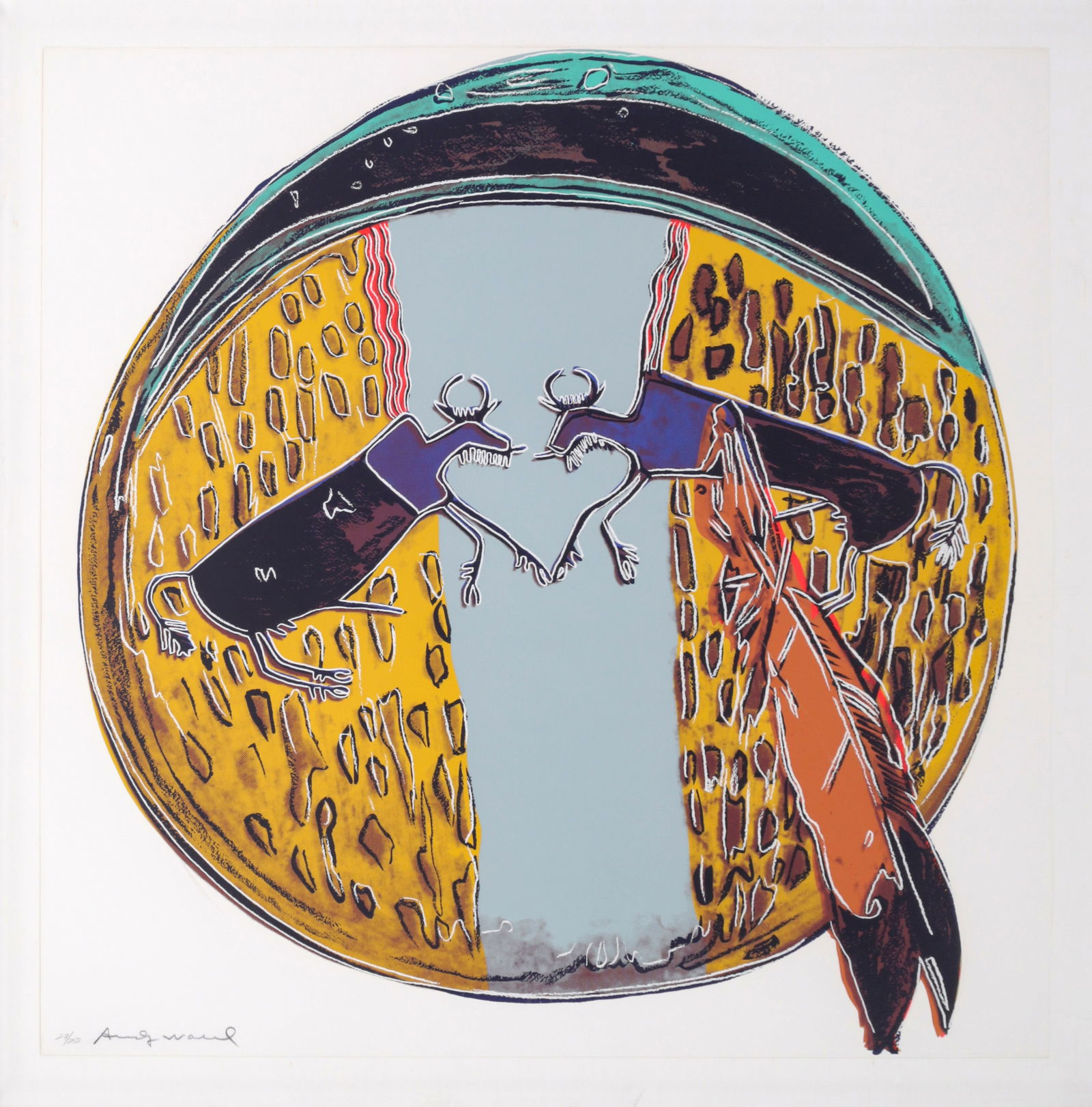 Andy Warhol PLAINS INDIAN SHIELD Screenprint (1 of 9)