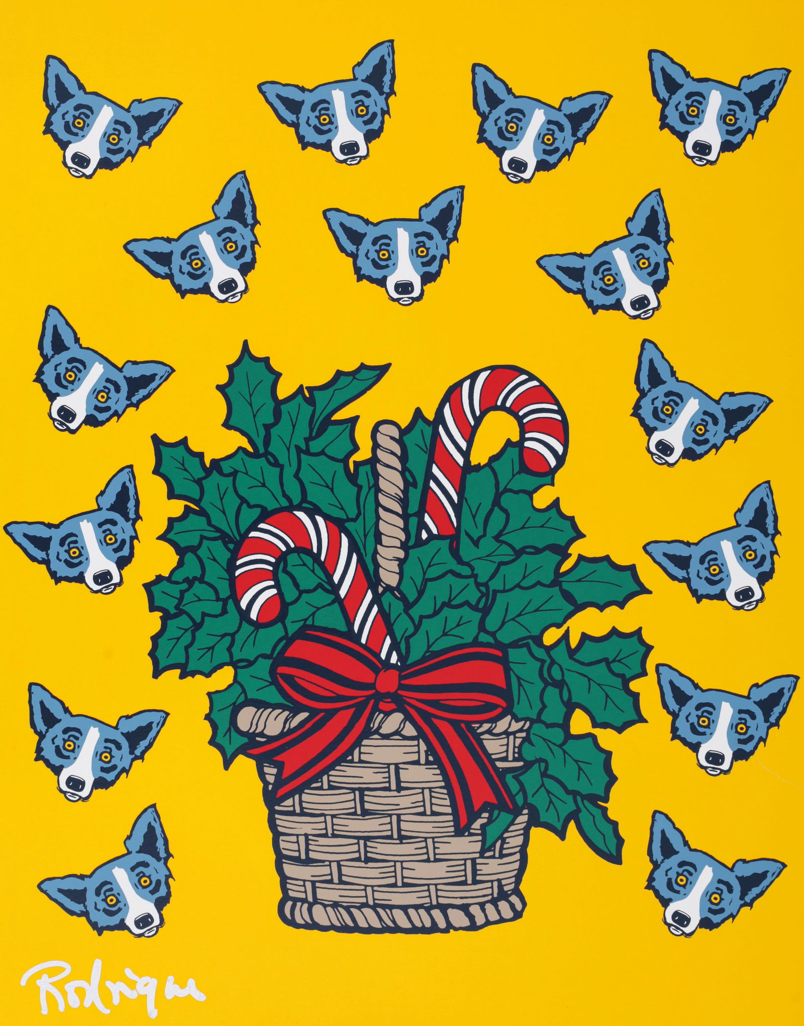 George Rodrigue HIGH ON SUGAR Silkscreen (1 of 5)