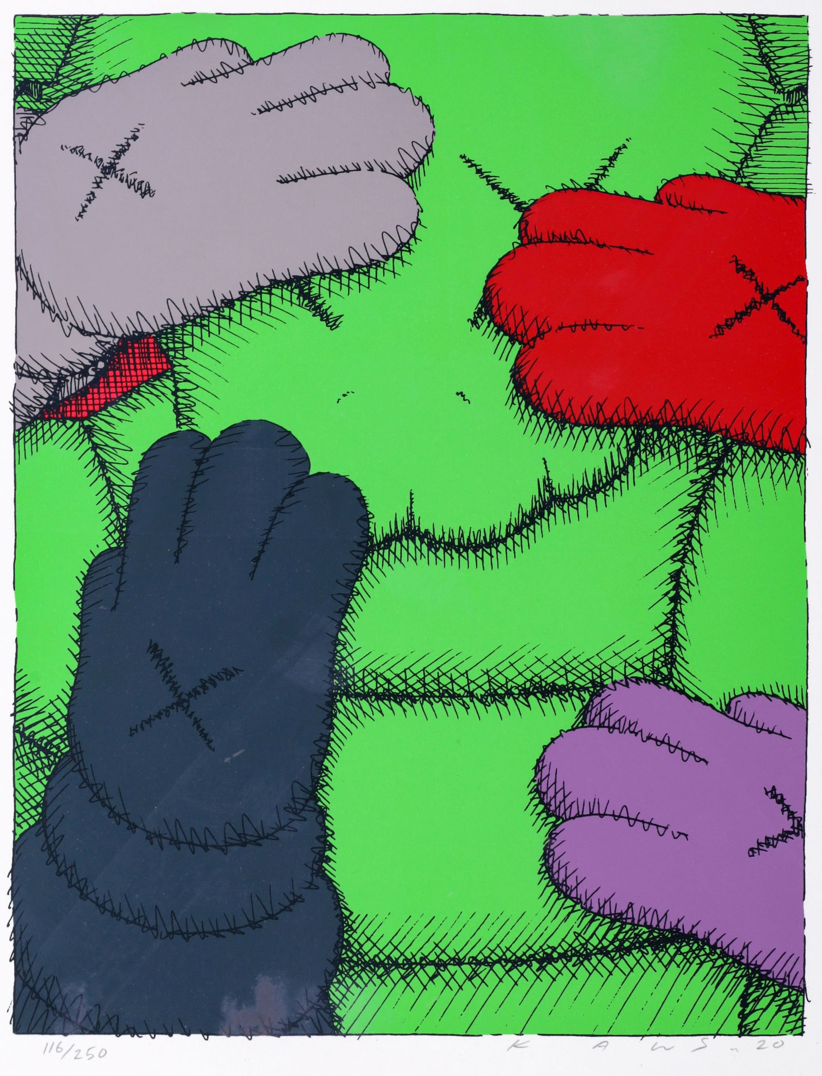 KAWS UNTITLED III (Urge) Screenprint (1 of 9)