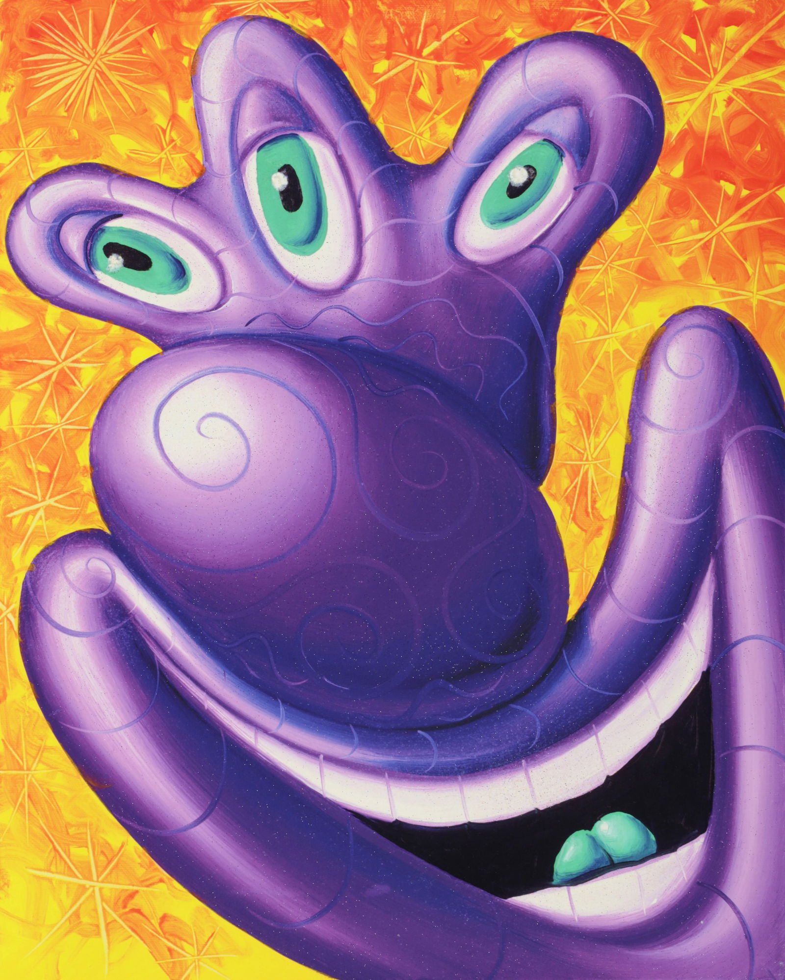 Kenny Scharf UNTITLED Mixed Media (1 of 3)