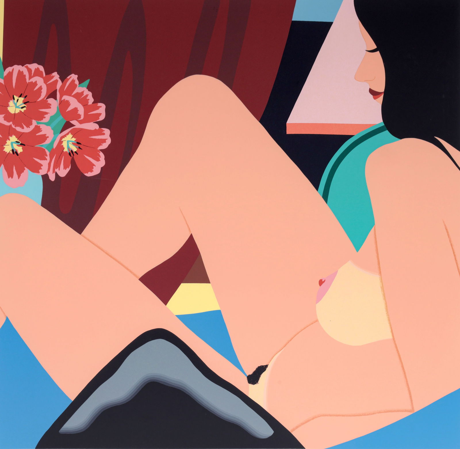 Tom Wesselmann HELEN NUDE Screenprint: Artist/Designer/Manufacturer: Tom Wesselmann (American, 1931-2004)Marking(s); notes: signed, blind stamp; ed. 1