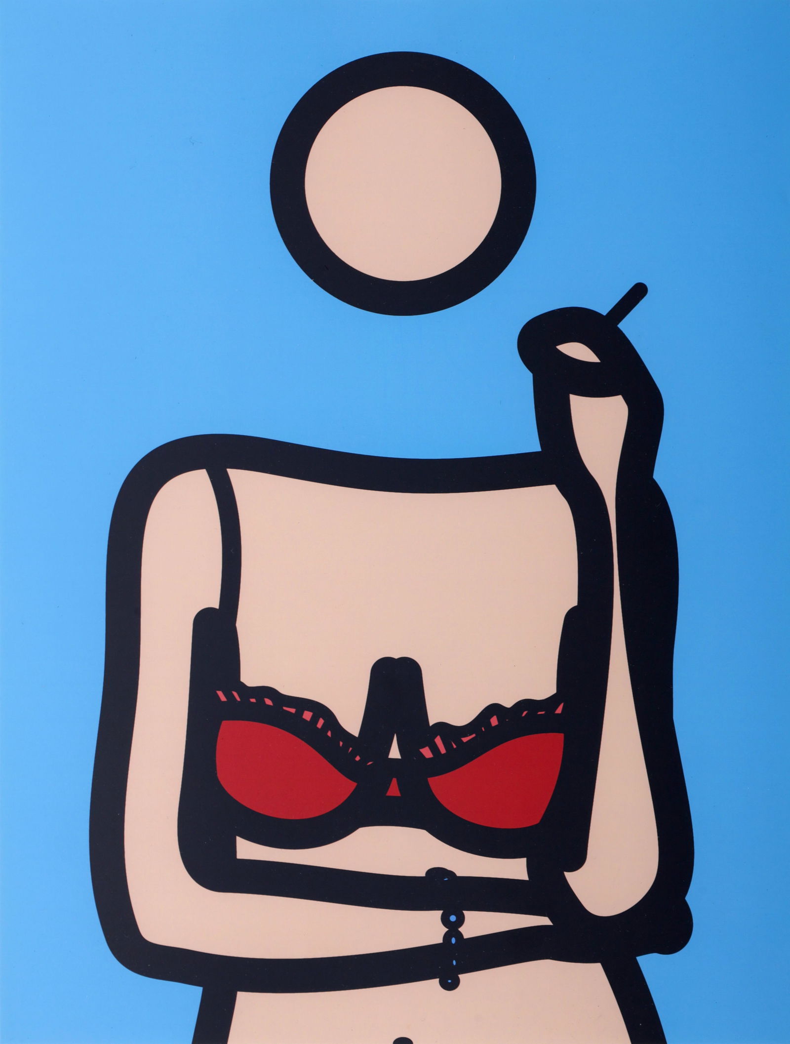 Julian Opie RUTH WITH CIGARETTE 4 Lambda Print: Artist/Designer/Manufacturer: Julian Opie (British, b. 1958)Marking(s); notes: no marking(s) apparent; AP XI/L aside from the edition of 250 and 50 APs; 2006Materials: L