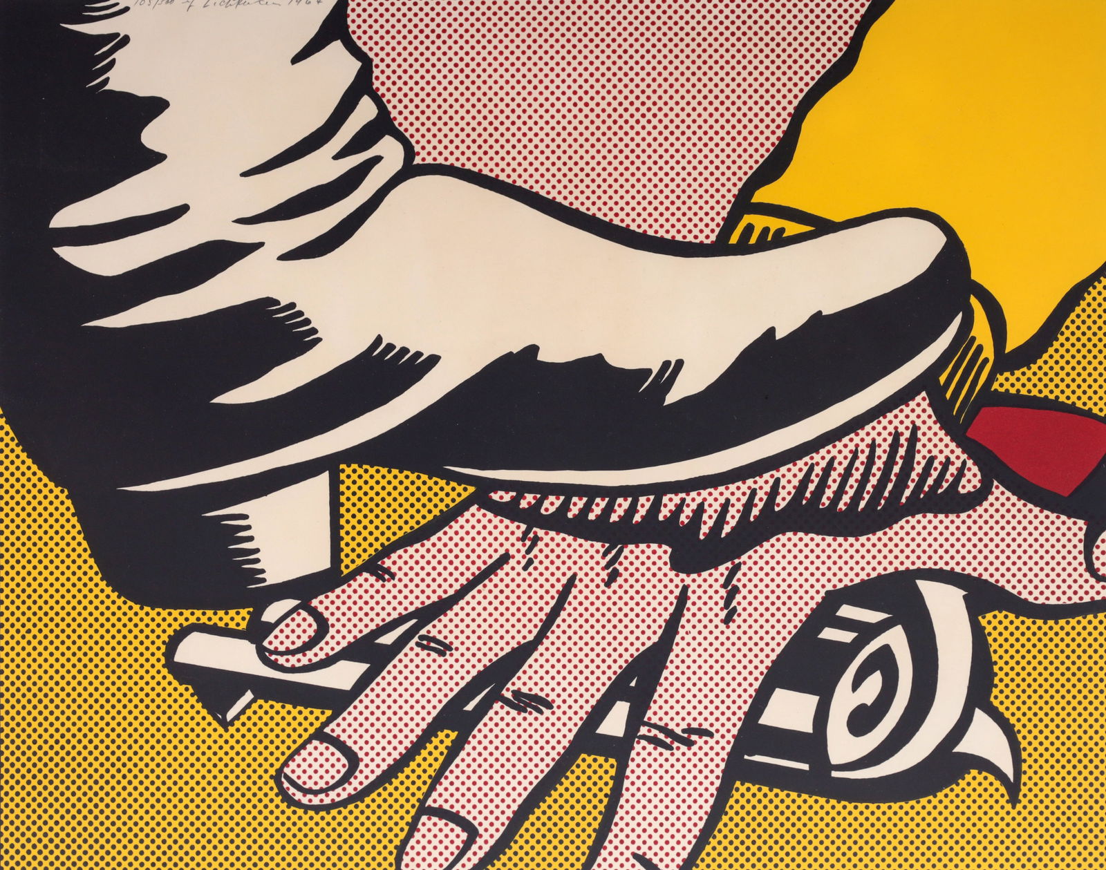 Roy Lichtenstein FOOT AND HAND Offset Lithograph (1 of 6)