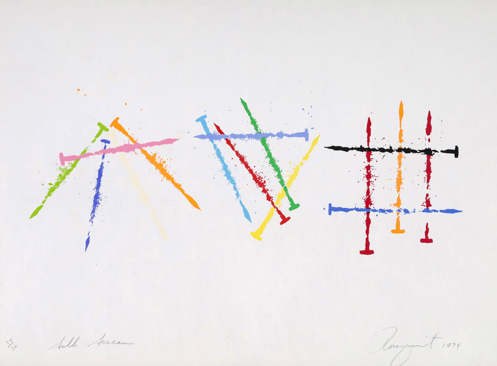 James Rosenquist SILK SCREAMS Screenprint (1 of 9)