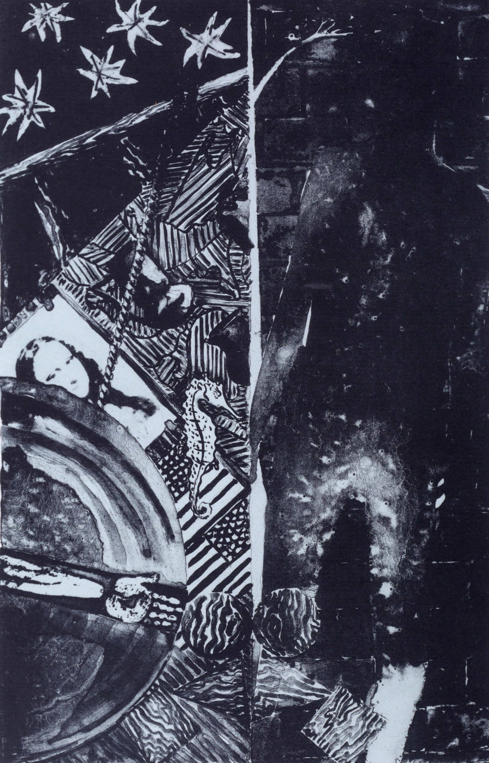 Jasper Johns SUMMER (Blue) Lithograph (1 of 9)