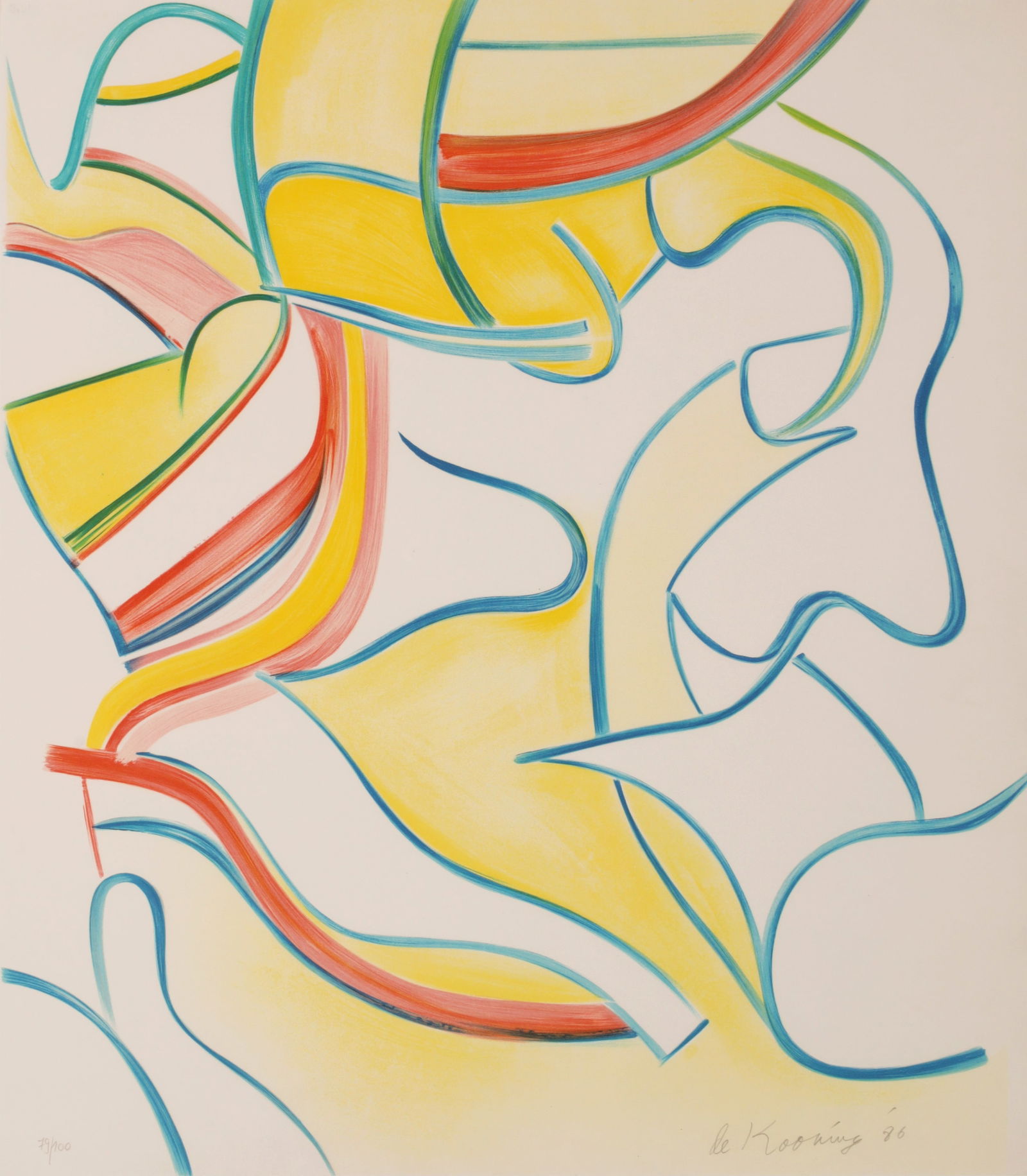 Willem de Kooning UNTITLED Lithograph (1 of 7)