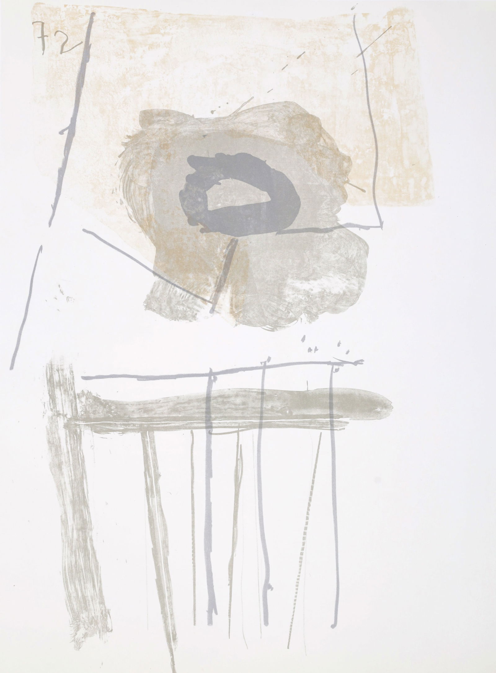 Robert Motherwell CHAIR Lithograph (1 of 5)