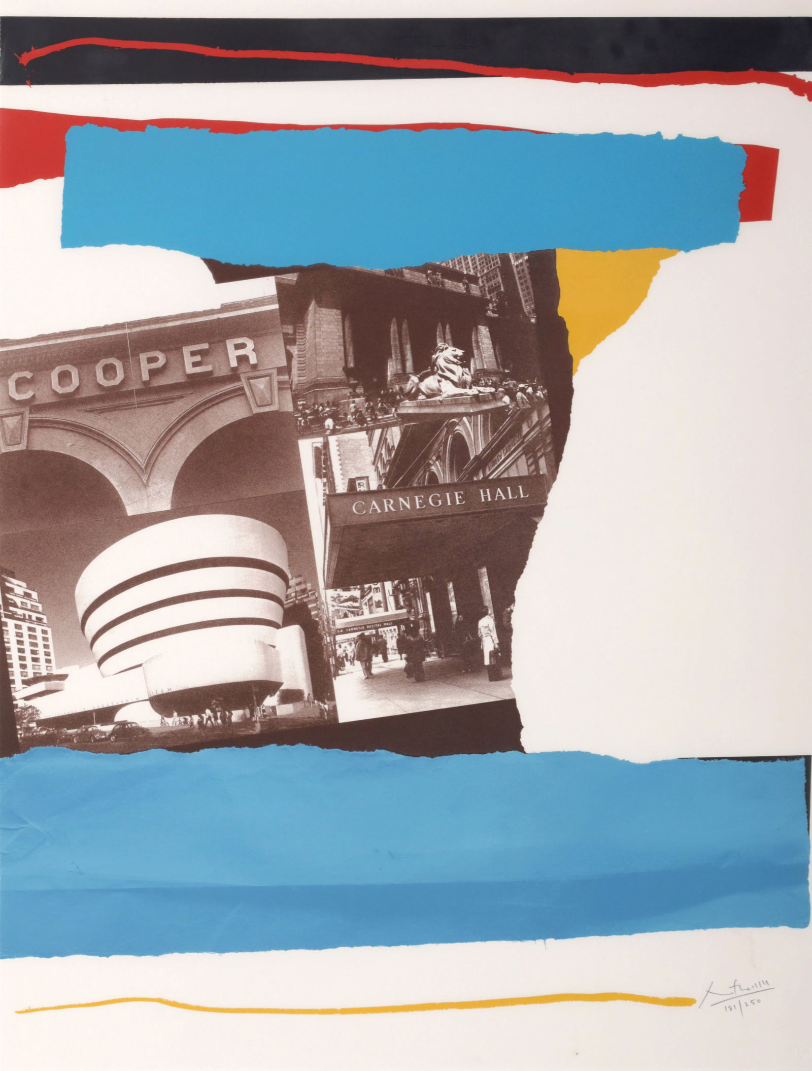 Robert Motherwell CARNEGIE HALL Lithograph (1 of 7)