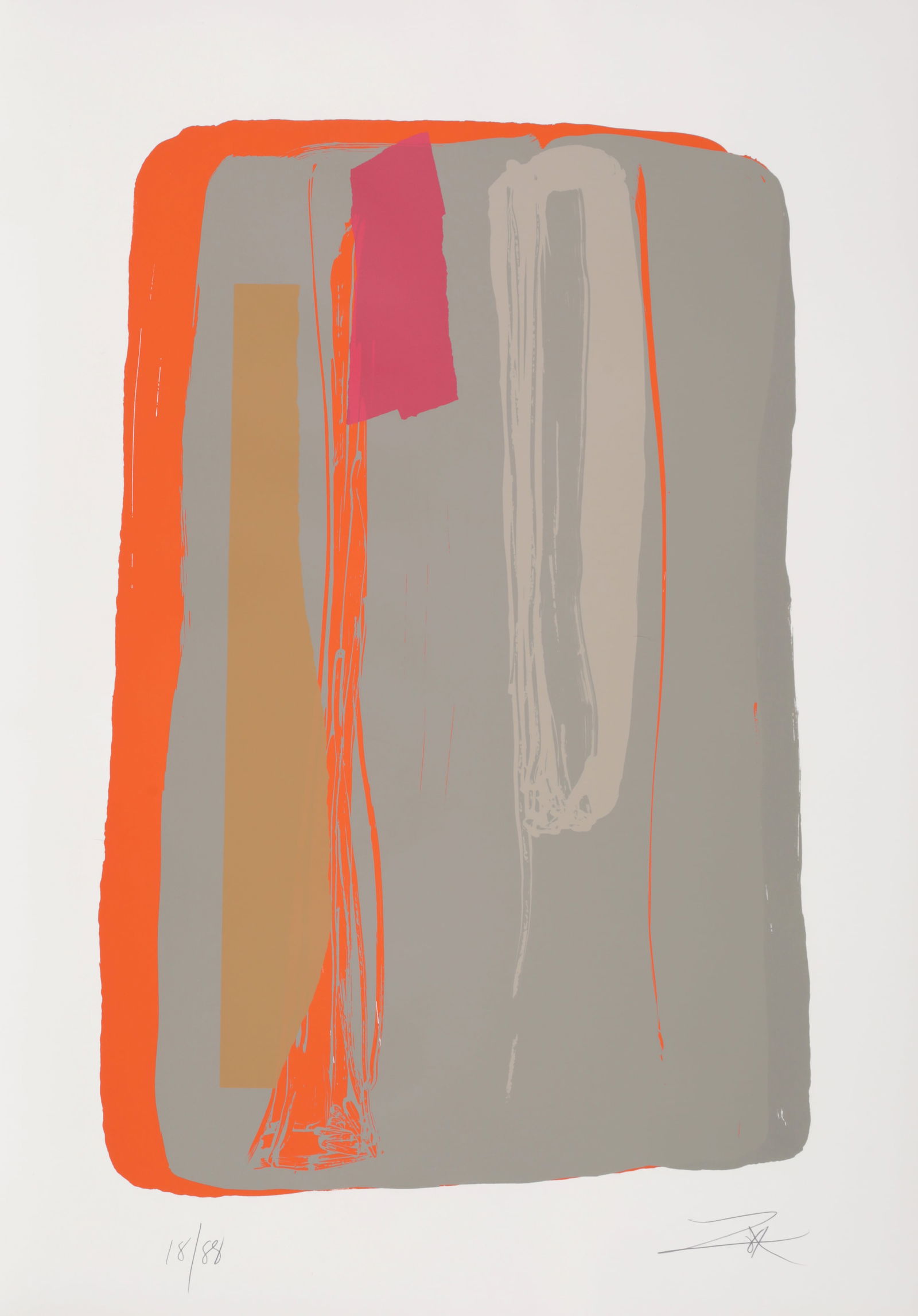 Larry Zox NIAGARA SERIES III Screenprint (1 of 7)