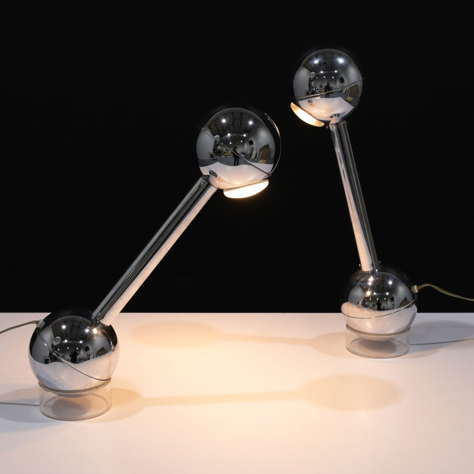 Pair of John Mascheroni BARBELL Lamps (1 of 8)