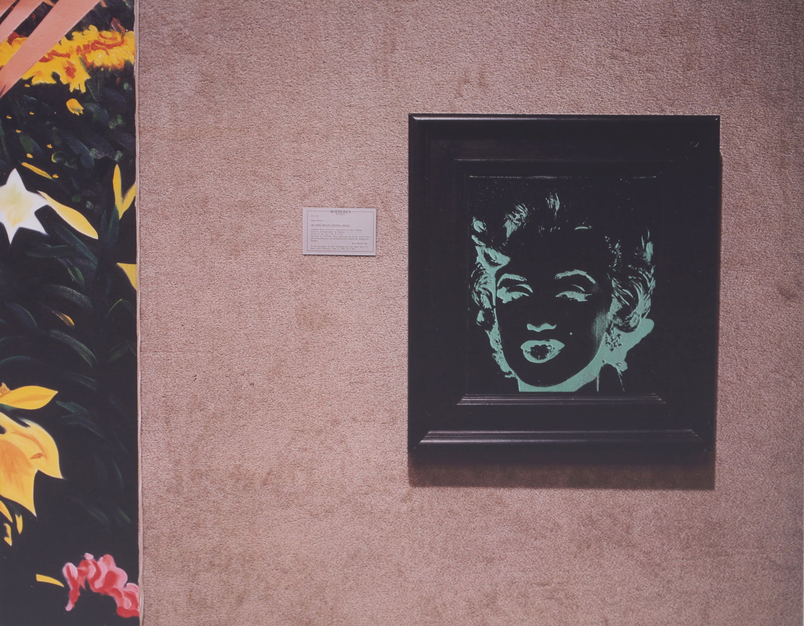 Louise Lawler UNTITLED (Marilyn) Cibachrome Photograph: Artist/Designer/Manufacturer: Louise Lawler (American, b. 1947)Marking(s); notes: signed, artist stamp verso, marking(s); ed. 58/100; 1991Materials: cibachrome print on paper