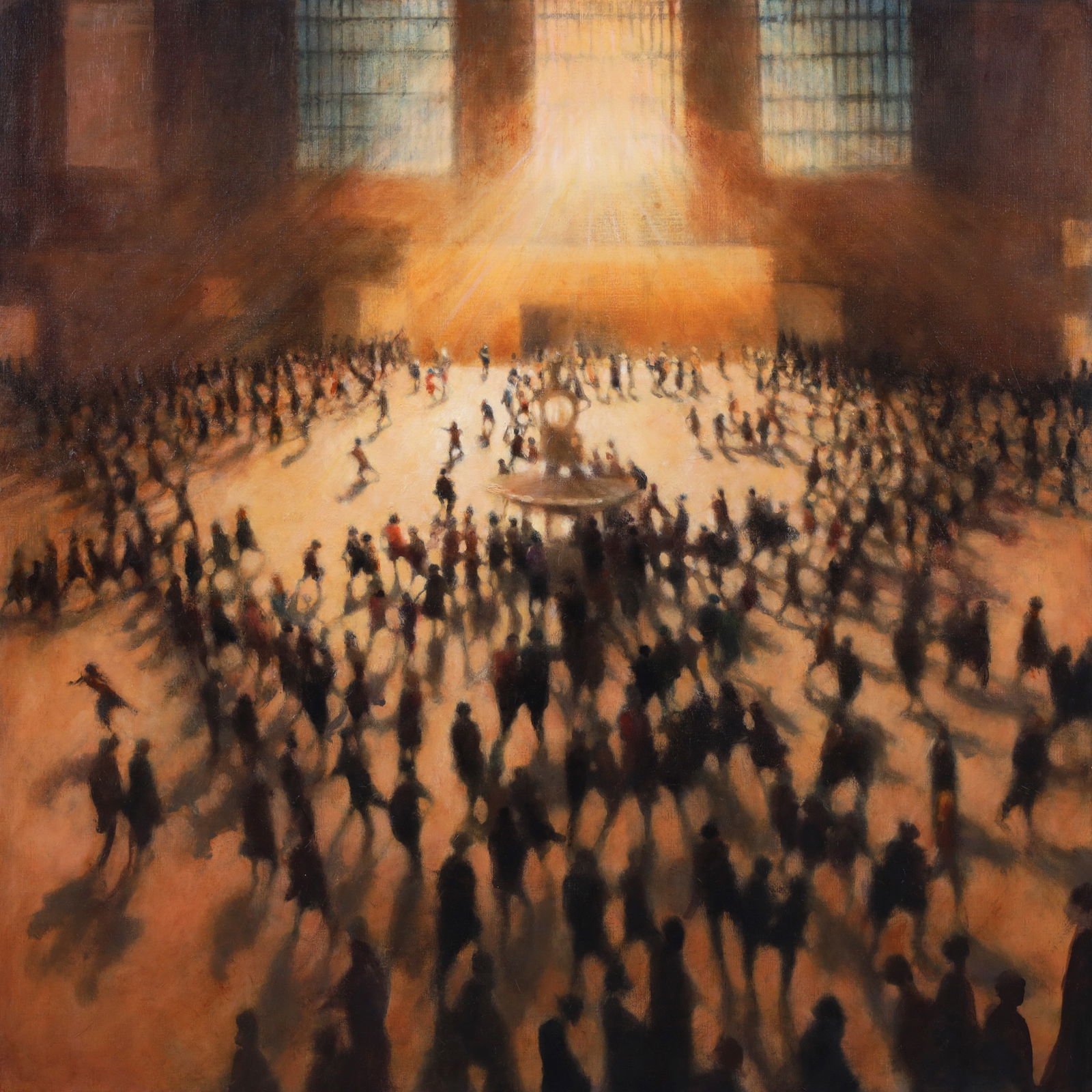 Bill Jacklin ACCUSATION, GRAND CENTRAL Painting, 48"H: Artist/Designer/Manufacturer: Bill Jacklin (British, b. 1943)Marking(s); notes: signed, marking(s); 1997Materials: oil on canvasDimensions (H, W, D): 48"h,