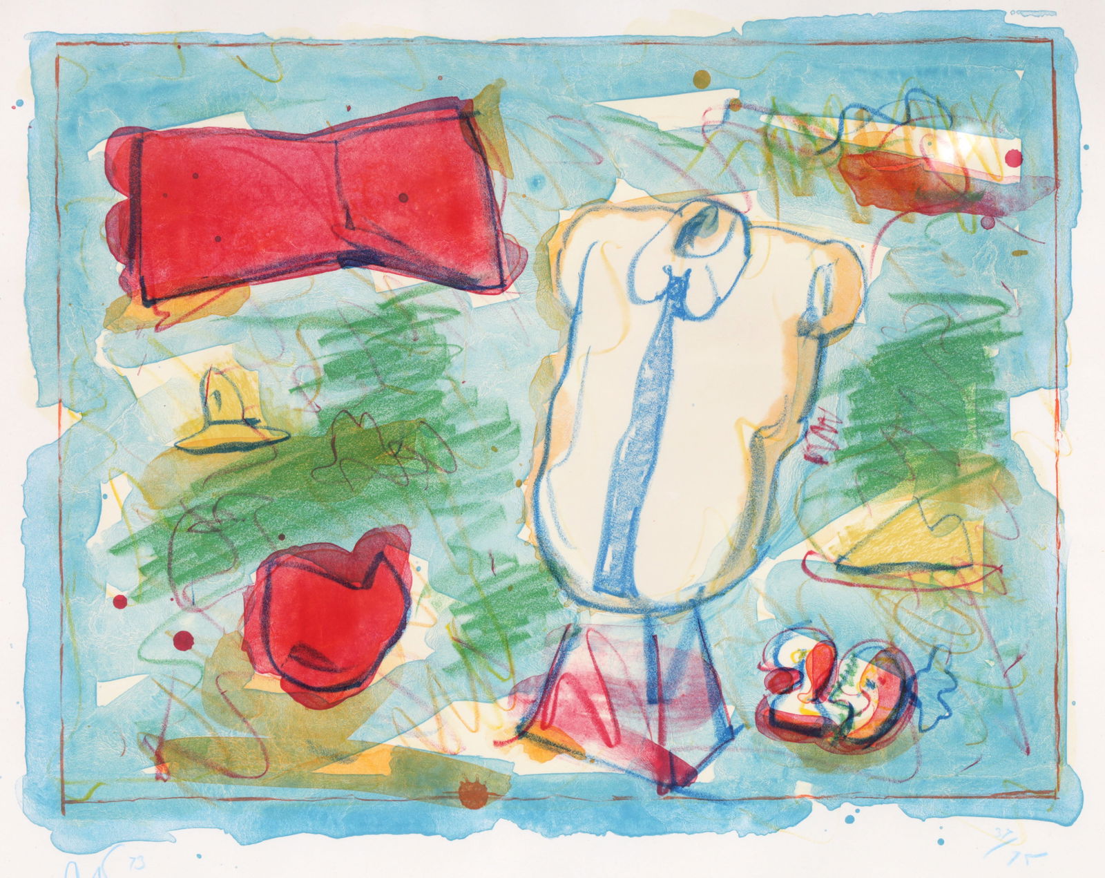 Claes Oldenburg STORE WINDOW: BOW, HATS, HEART, SHIRT, 29 CENTS Lithograph (1 of 9)