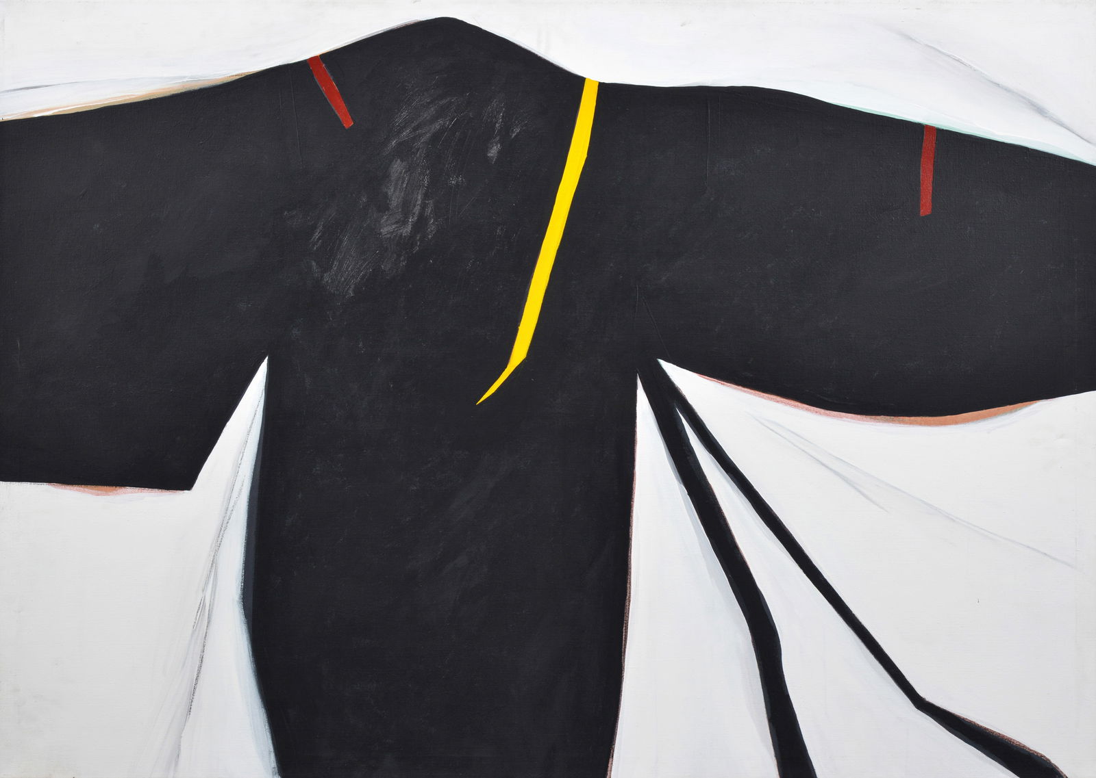 Large Robert Kiley UNTITLED Abstract Painting, 78"W (1 of 9)