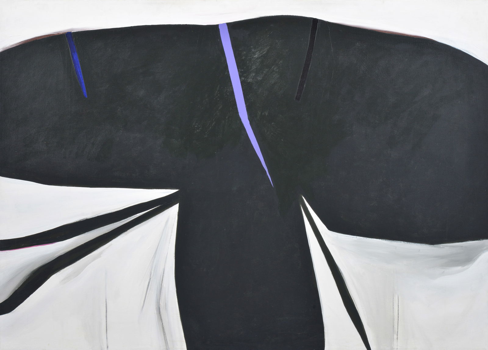 Large Robert Kiley UNTITLED Abstract Painting, 78"W (1 of 8)