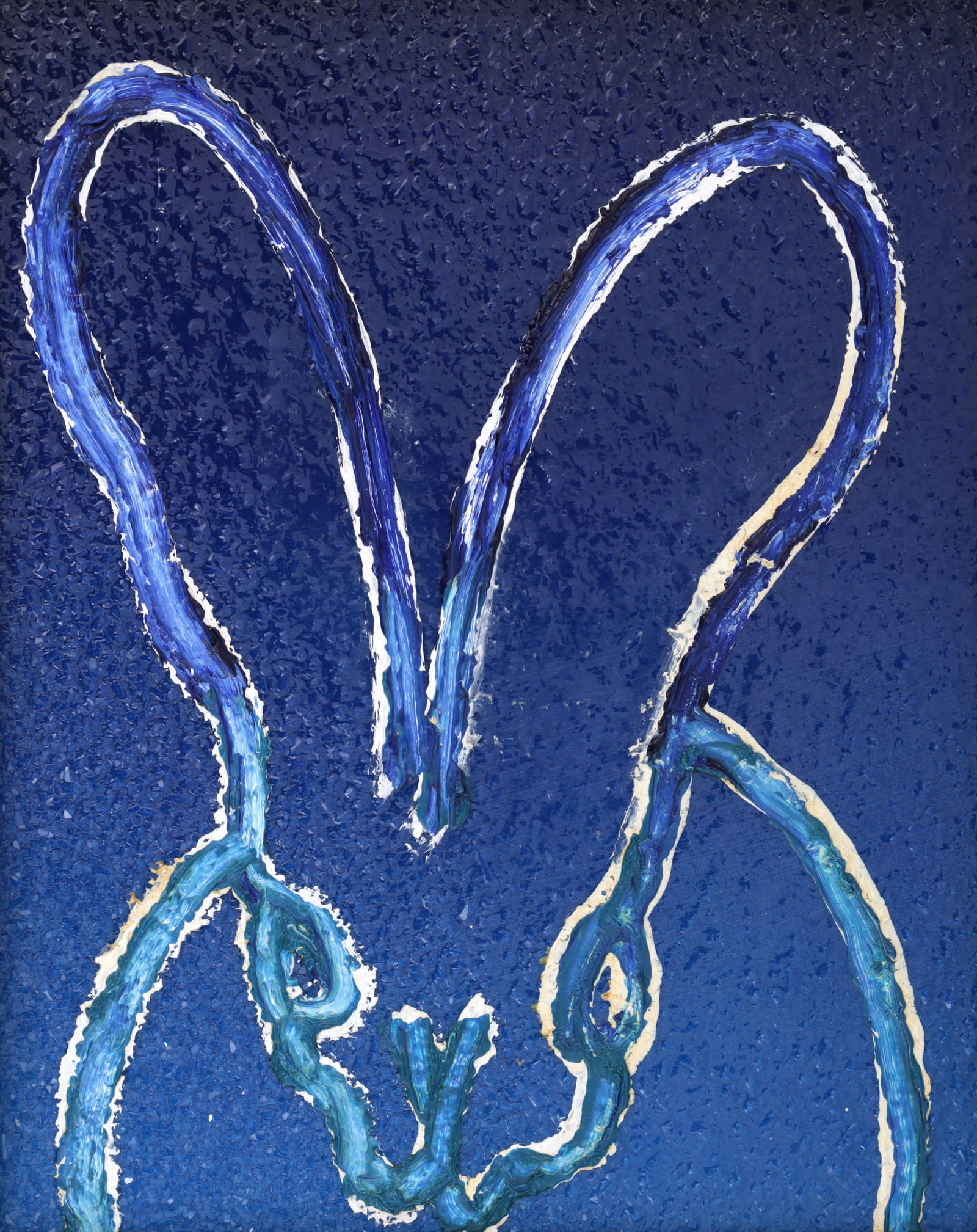 Hunt Slonem NIGHTLY Painting (1 of 6)