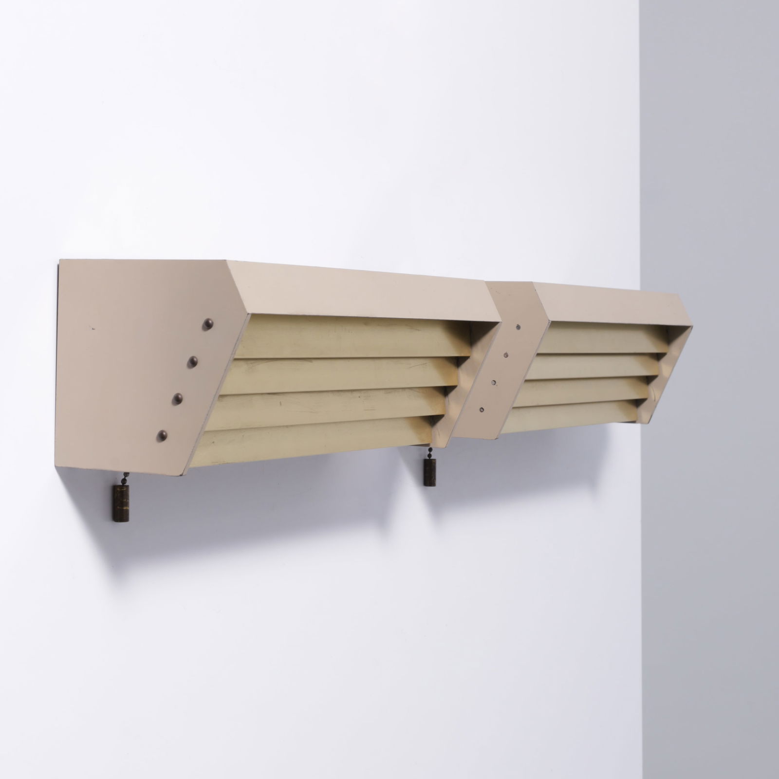 Pair of Gerald Thurston for Lightolier Louvered Sconces (1 of 11)