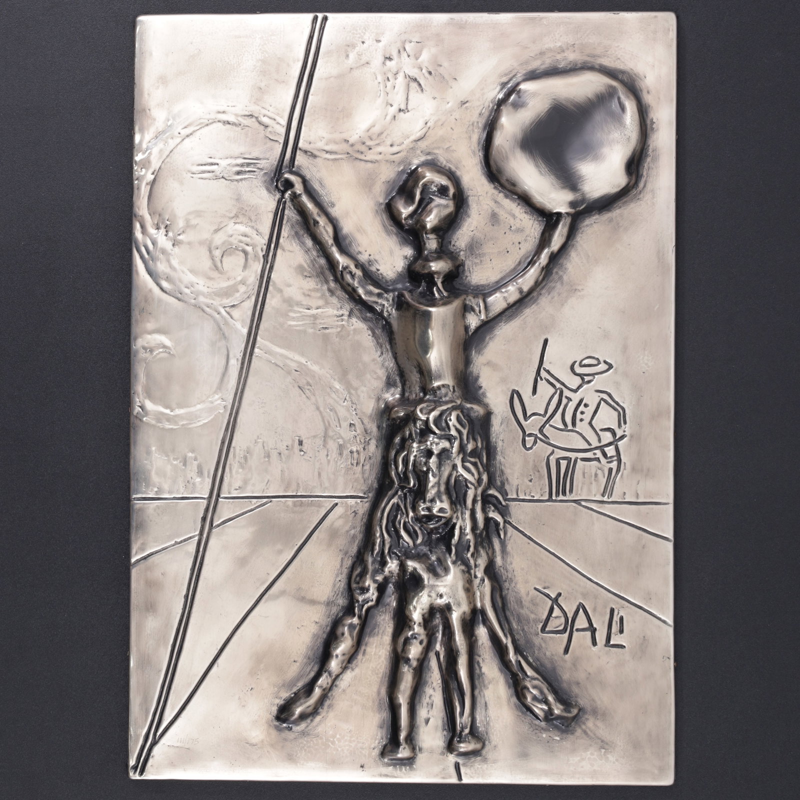 Salvador Dali DON QUIXOTE Metal Bas-Relief (1 of 9)