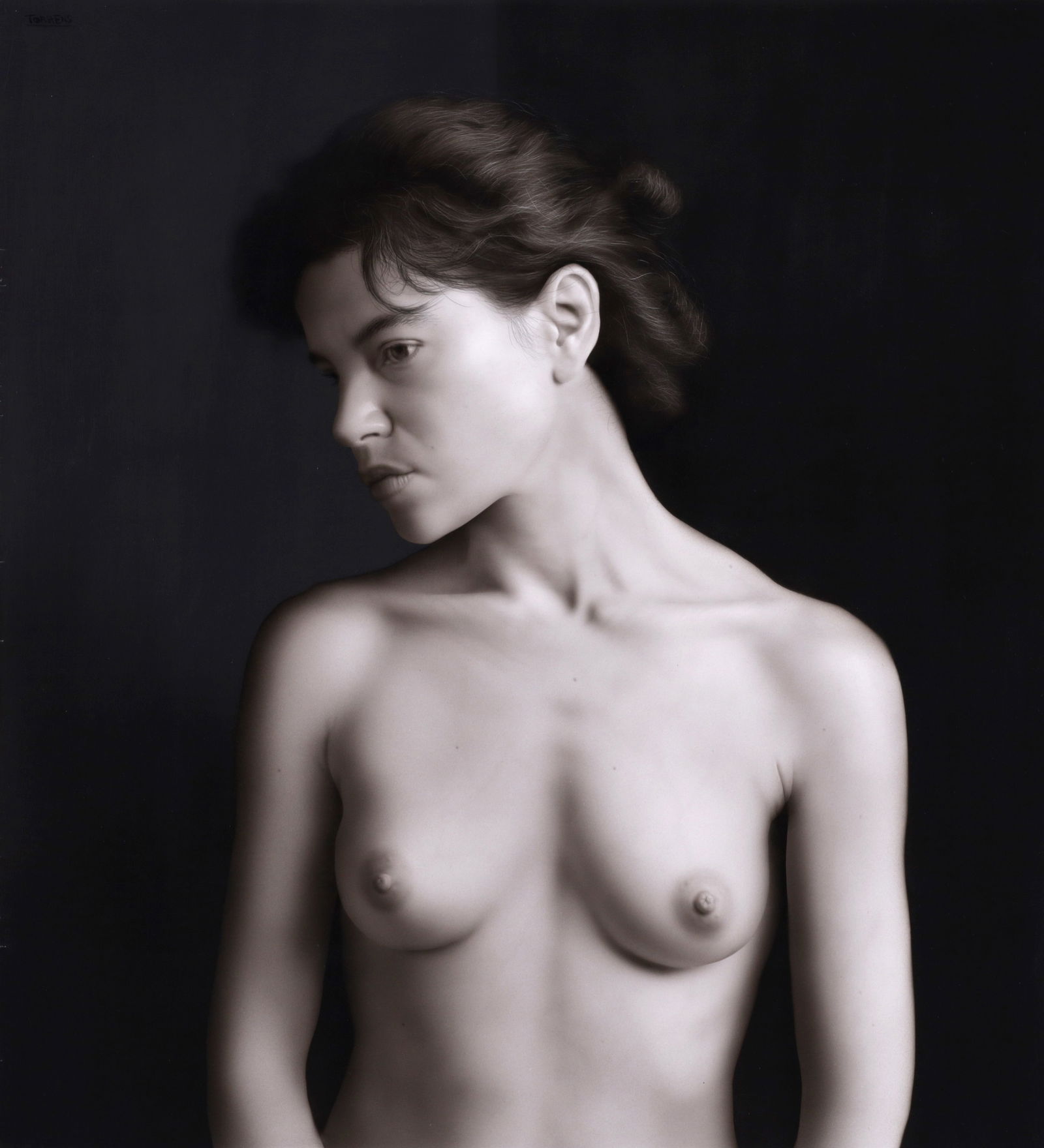 Bernardo Torrens LOURDES XII Female Nude Painting: Artist/Designer/Manufacturer: Bernardo Torrens (Spanish, b. 1957) Marking(s); notes: signed, marking(s); 2005Materials: acrylic on panel Dimensions (H, W, D): <