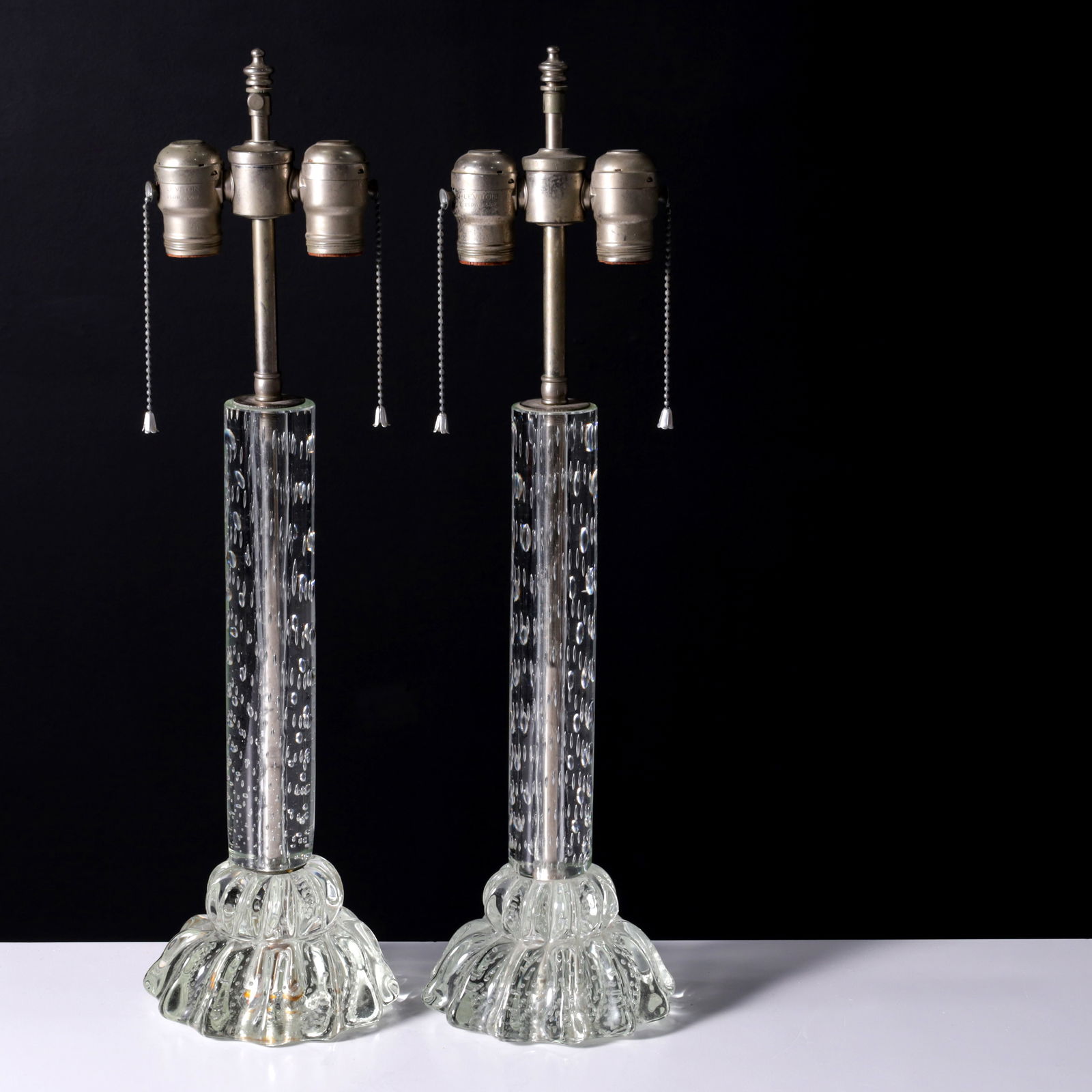 Pair of Barovier & Toso Lamps, Murano (1 of 4)
