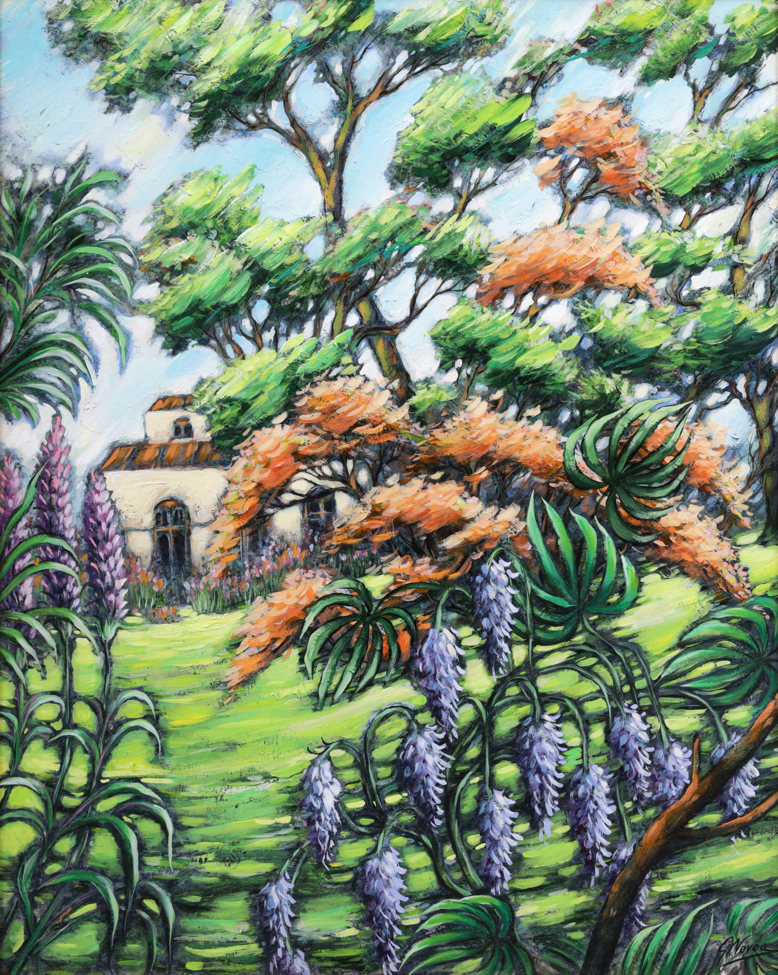 Gustavo Novoa SUMMER HOUSE Painting (1 of 9)