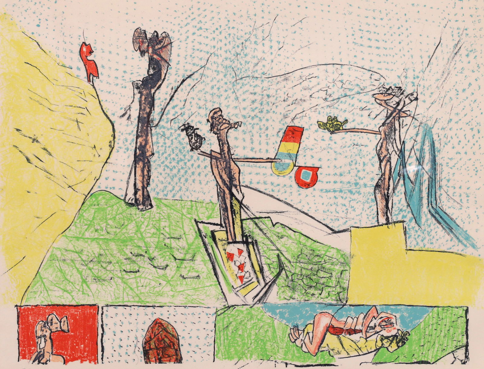 Roberto Matta PAN TON IO Lithograph (1 of 7)