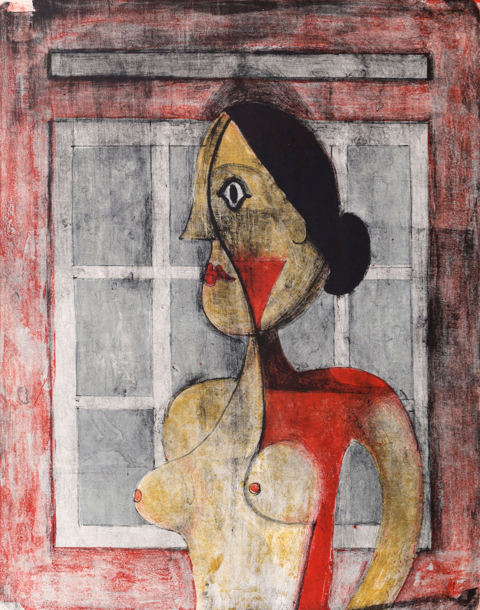 Rufino Tamayo PORTRAIT DE FEMME (Retrato de Mujer / Woman's Portrait) Lithograph: Artist/Designer/Manufacturer: Rufino Tamayo (Mexican, 1899-1991)Marking(s); notes: signed; ed. 13