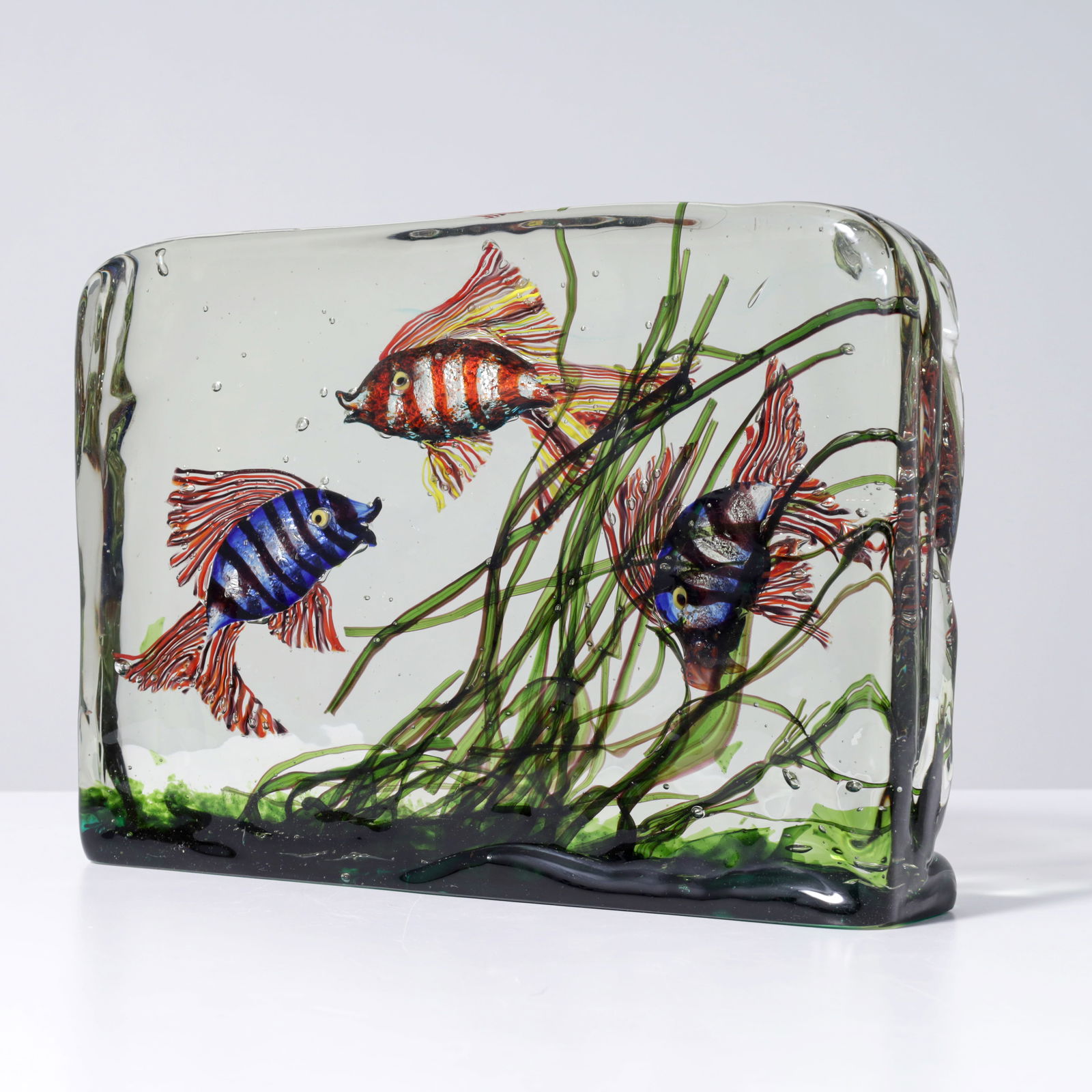 AQUARIUM Sculpture Attributed to Alfredo Barbini, 12.75"W, Murano (1 of 10)
