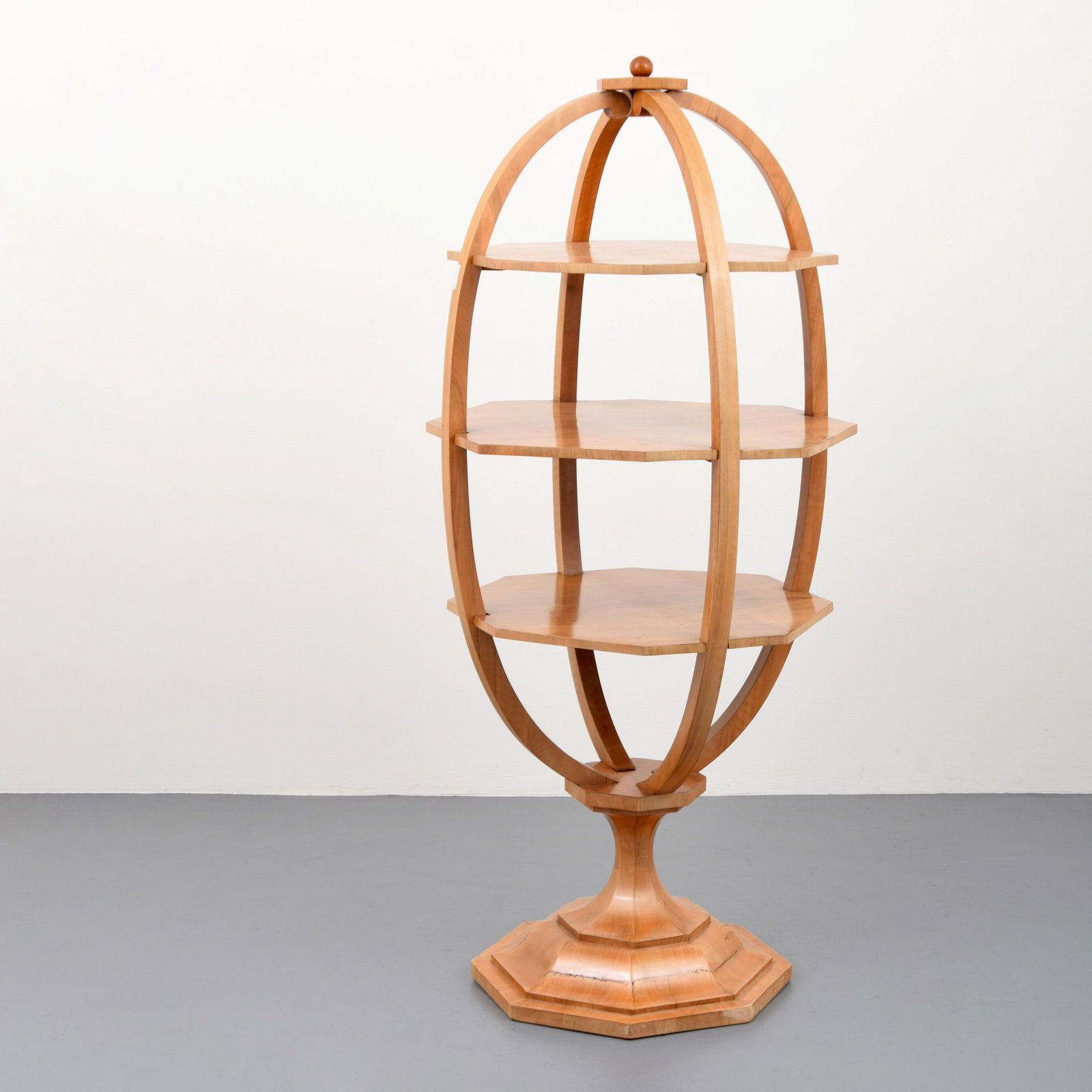 Biedermeier Freestanding Tiered Display Shelf / Etagere, 68"H (1 of 8)