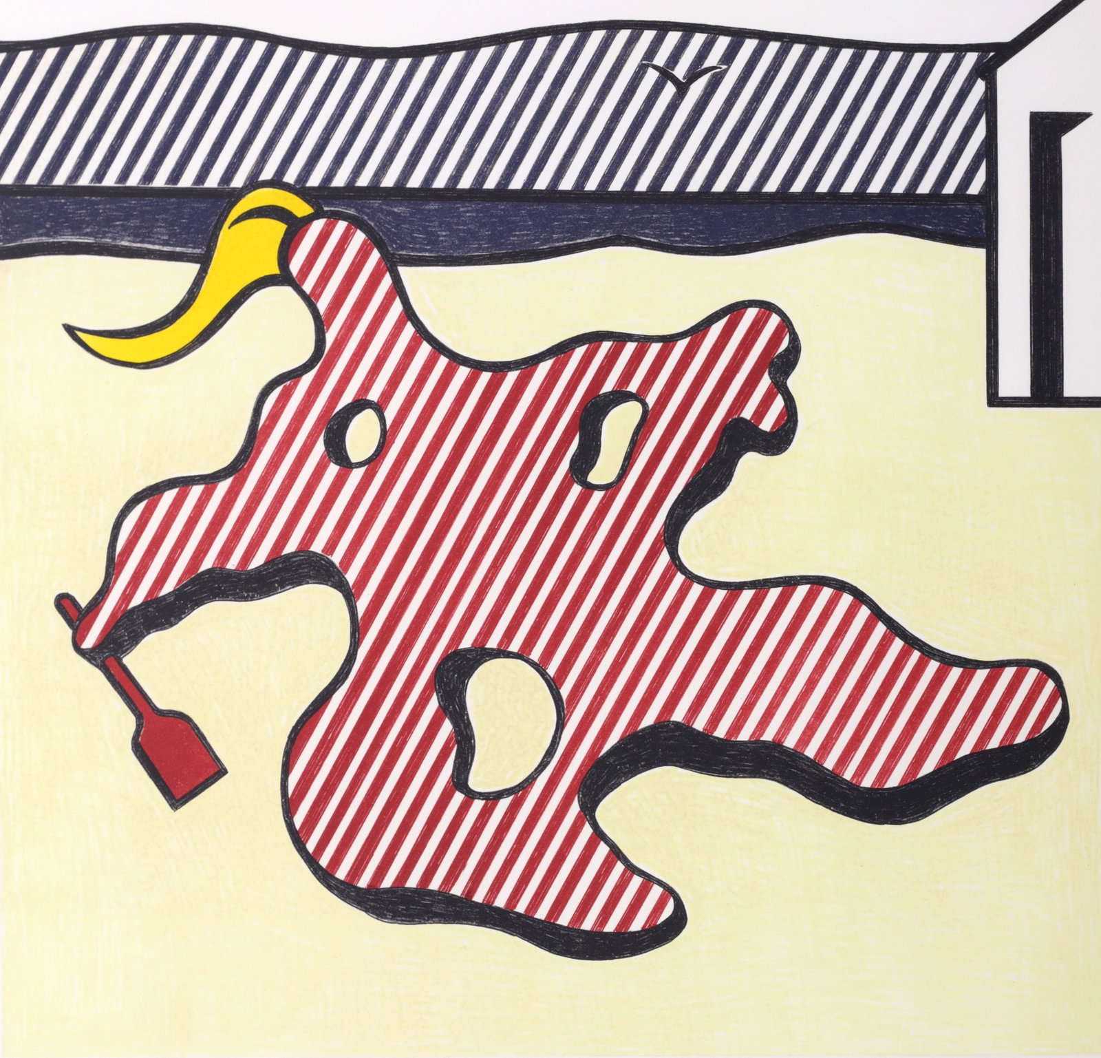 Roy Lichtenstein NUDE ON BEACH Lithograph (1 of 6)