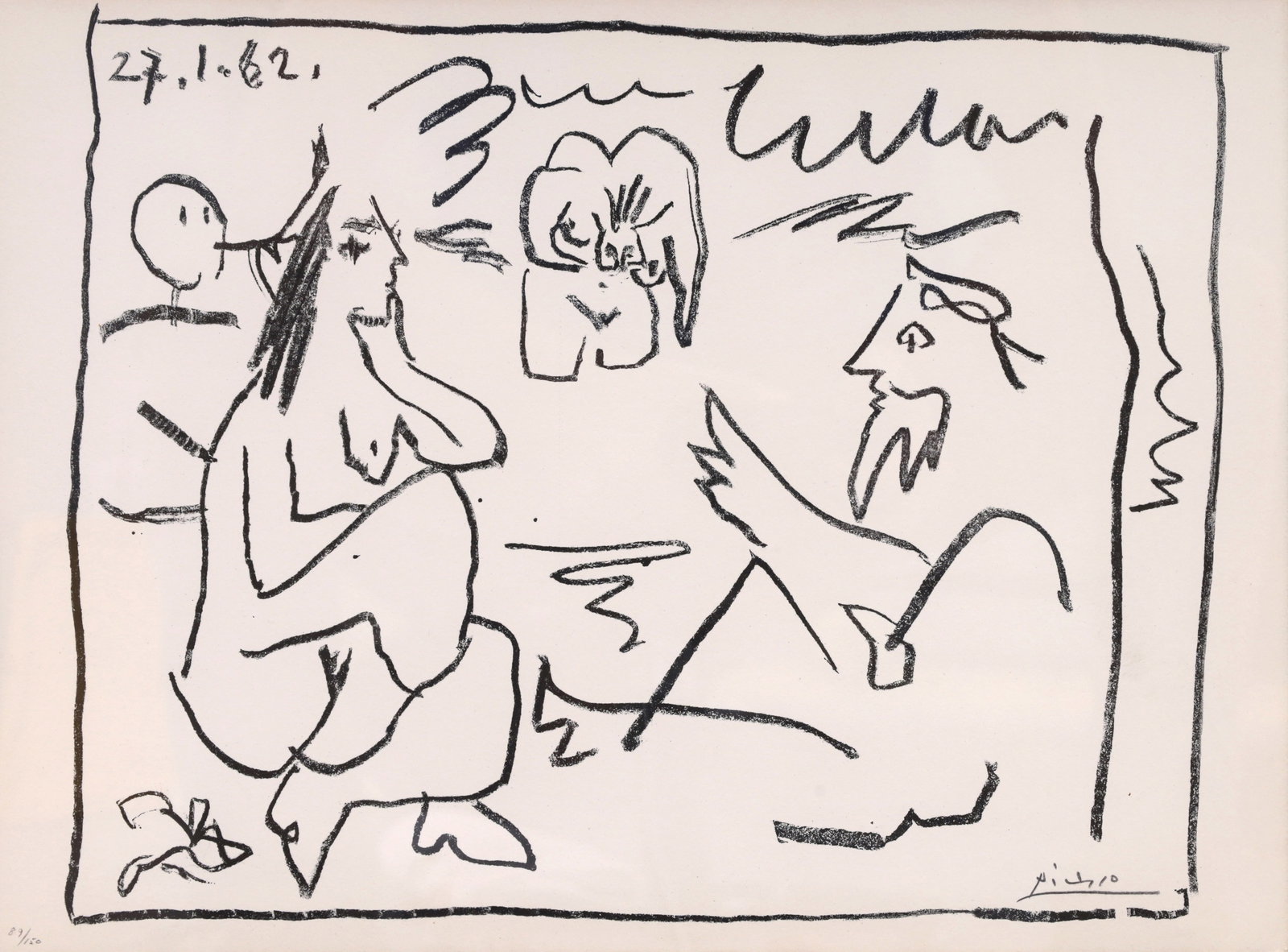 Pablo Picasso LES DEJEUNERS Lithograph (1 of 14)
