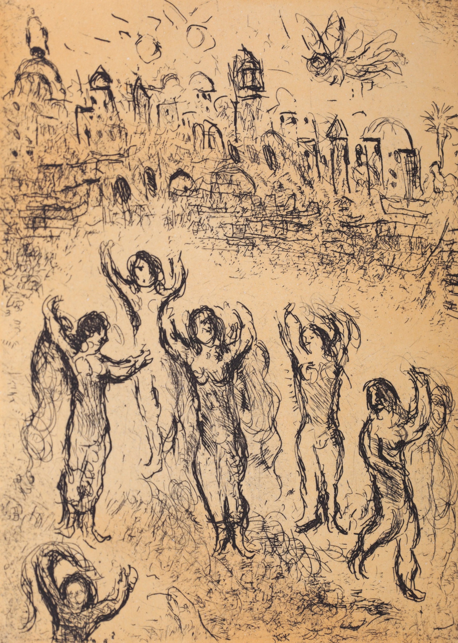 Marc Chagall UNTITLED Etching & Aquatint (1 of 10)