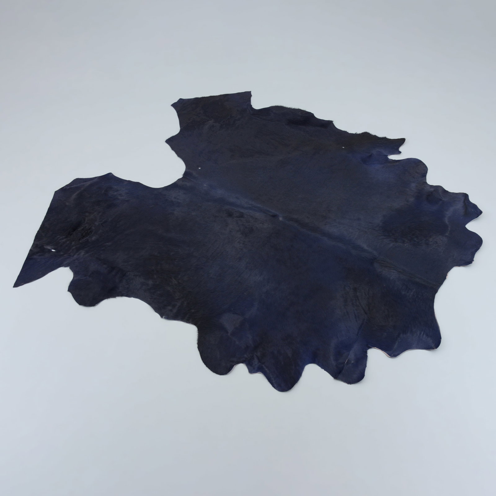 Large Blue Cowhide Rug, 109"L (1 of 7)