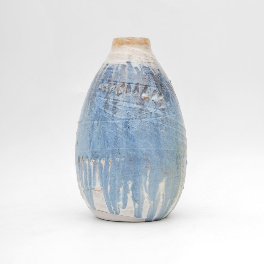 Large Marcello Fantoni Vase: Designer & Manufacturer: Marcello Fantoni Markings: signed Country of Origin & Materials: Italy; pottery Additional Information & Circa: Large vase by Marcello Fantoni. (Keyword Search: Claude Conover