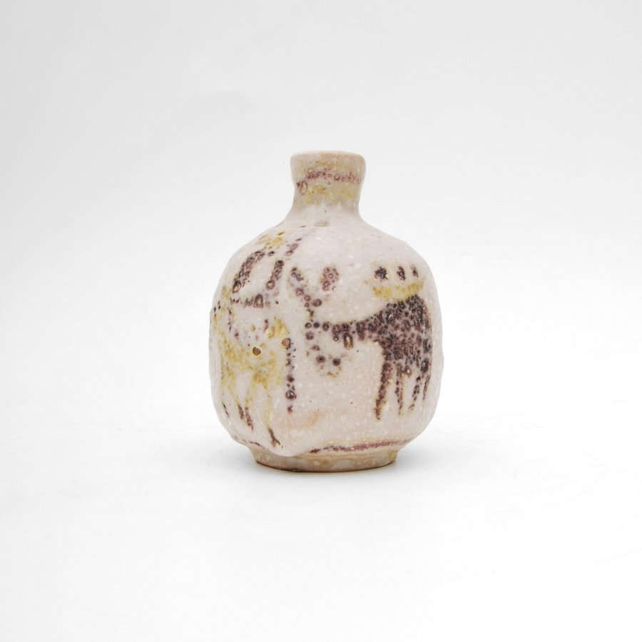Guido Gambone Vase/Vessel: Designer & Manufacturer: Guido Gambone Markings: marked Country of Origin & Materials: Italy; pottery Additional Information & Circa: Organic vase/vessel by Guido Gambone. (Keyword Search: Claude Cono