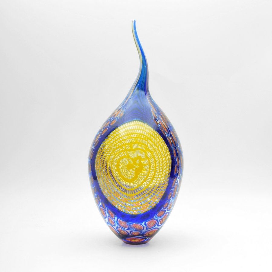 Massive Massimiliano Schiavon Vessel: Designer & Manufacturer: Massimiliano Schiavon Markings: marked Country of Origin & Materials: Italy; glass Additional Information & Circa: Massive vessel by Massimiliano Schiavon, Murano, Italy. Comp