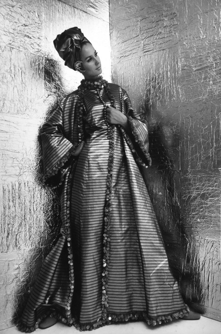 Large Fashion Photograph; Tiziani + Lagerfeld + Liz: Markings: marked "Ugo Mulas..." Country of Origin & Materials: photograph Additional Information & Circa: Large fashion photograph; Tiziani Archives. Estate of Tiziani | Estate of Raf Ravaioli | Priva