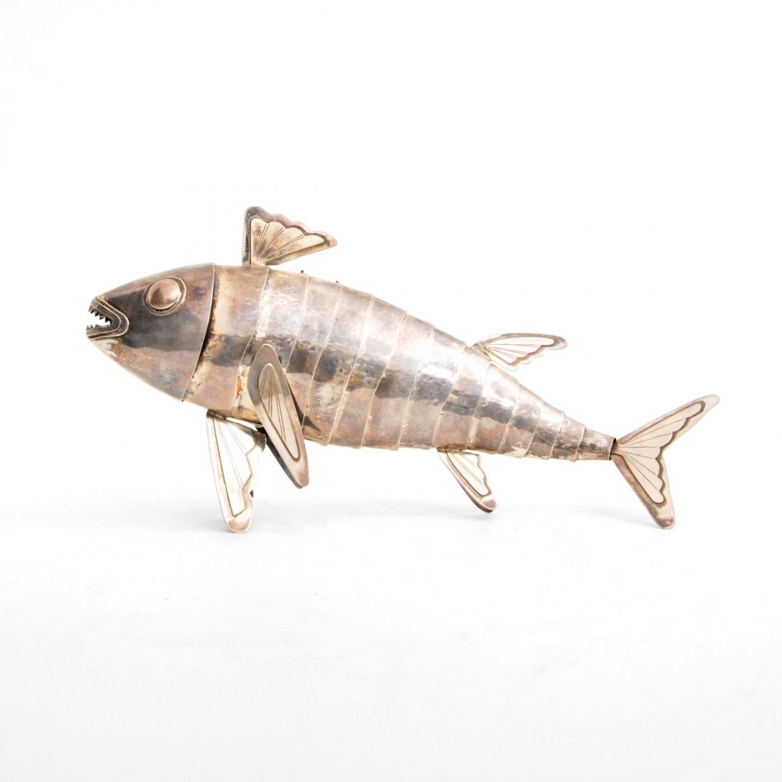 Sterling Silver Articulated Fish